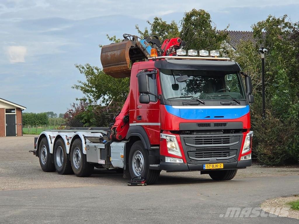 Volvo FM 420 8x2- Z-CRANE/REMOTE CONTROL!! ZERO EMISSION Camiones elevadores de gancho