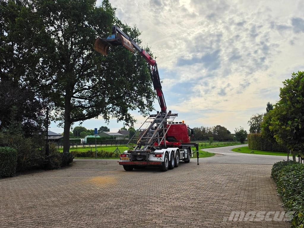 Volvo FM 420 8x2- Z-CRANE/REMOTE CONTROL!! ZERO EMISSION Hook lift trucks