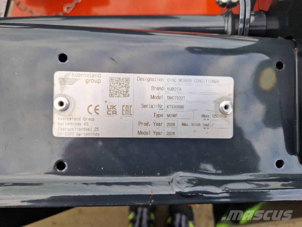 Kubota DMC 6332 T Gadanheiras