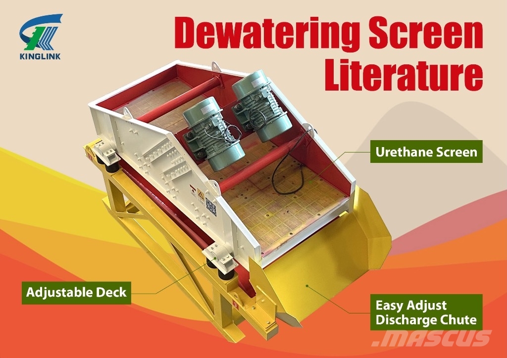 Kinglink DS1230 Dewatering Screen Zeefinstallatie