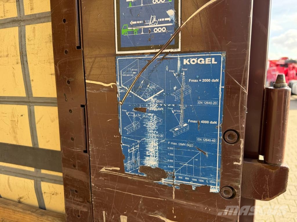 Kögel Schufzeil -dak / Lift-As / APK 03-2027 Tentpoolhaagised
