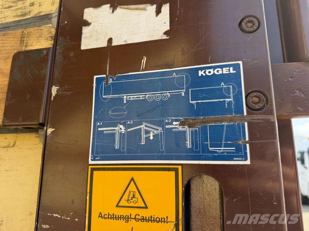 Kögel Schufzeil -dak / Lift-As / APK 03-2027 Tentpoolhaagised