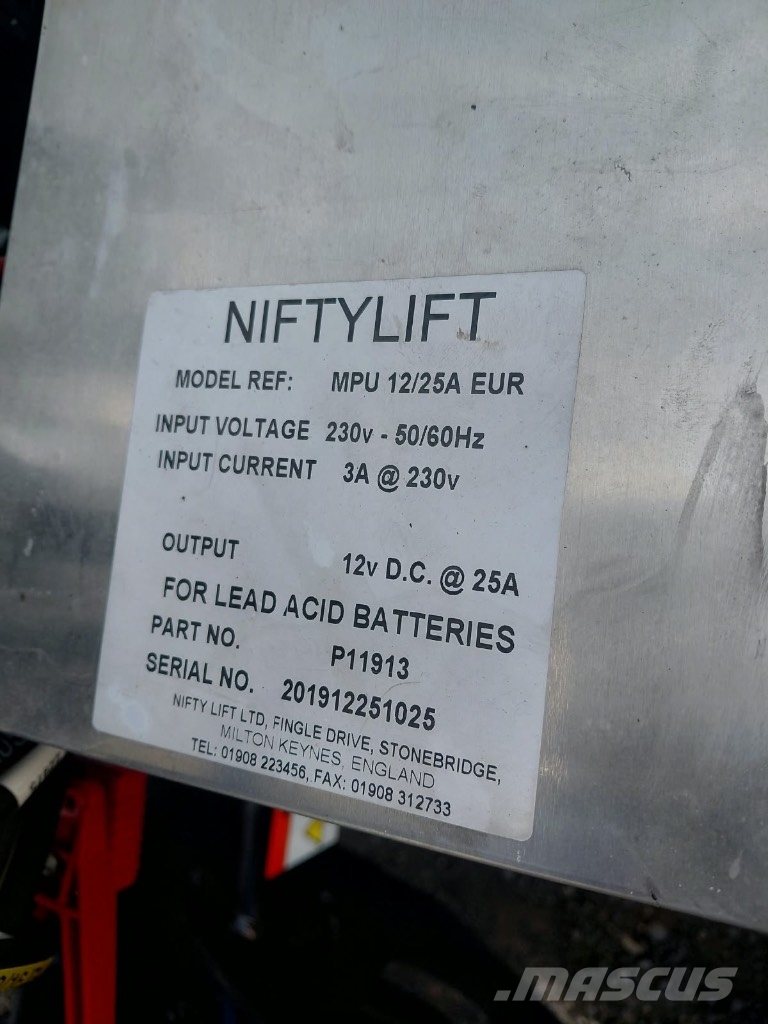 Niftylift 120 T Přívěsové plošiny