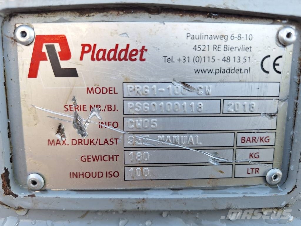 Pladdet PRG1-100 Markolók