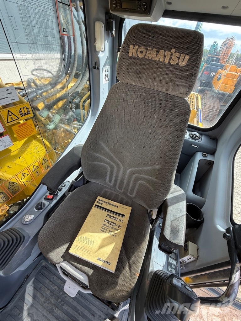 Komatsu PW 220-7 - PW 220 - PW 200 - PW 180 Wielgraafmachines