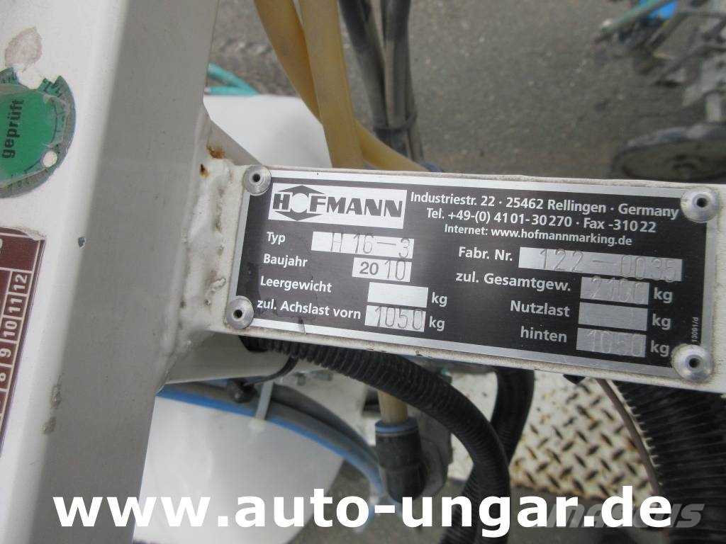 Hofmann H16-3 Universal Kaltfarbe Roadmarking Markiermasch Overige