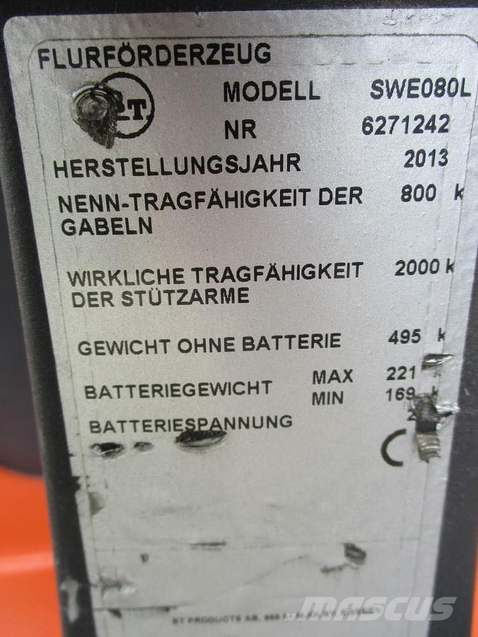BT SWE 080L Lavtløftende truck