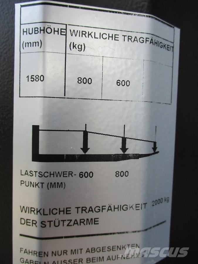 BT SWE 080L Lavtløftende truck