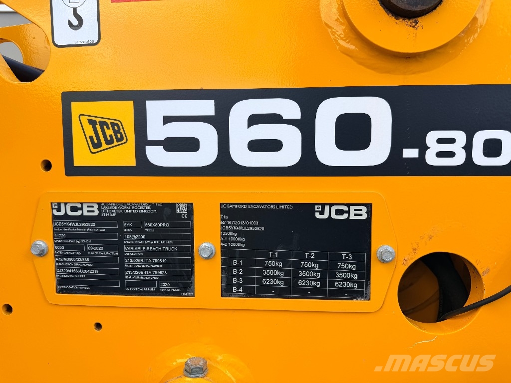 JCB 560-80 AGRI PRO Телескопические погрузчики
