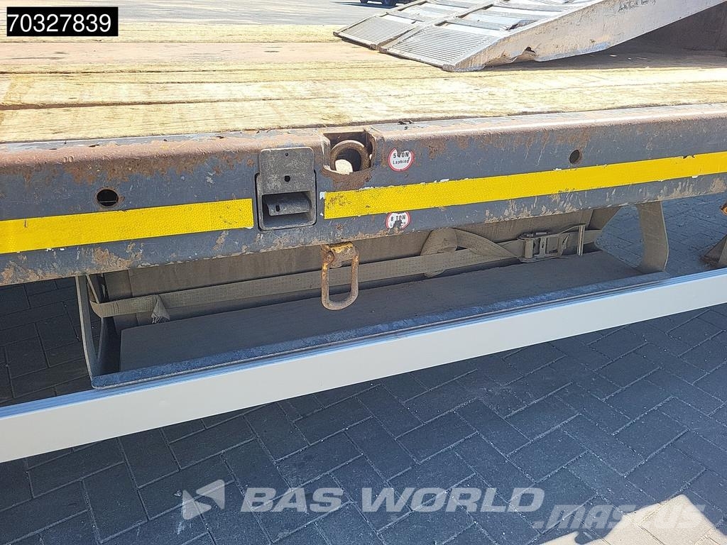 Faymonville MAX 100 Steering Axle Ramps نصف مقطورة مسطحة منخفضة