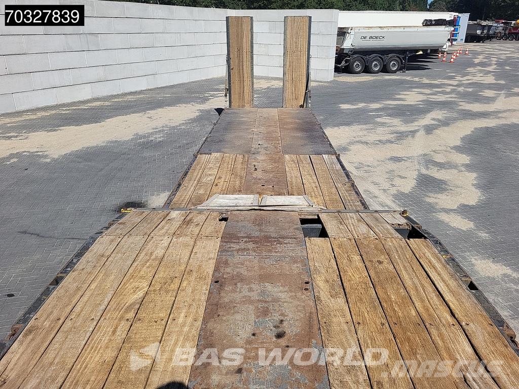 Faymonville MAX 100 Steering Axle Ramps نصف مقطورة مسطحة منخفضة