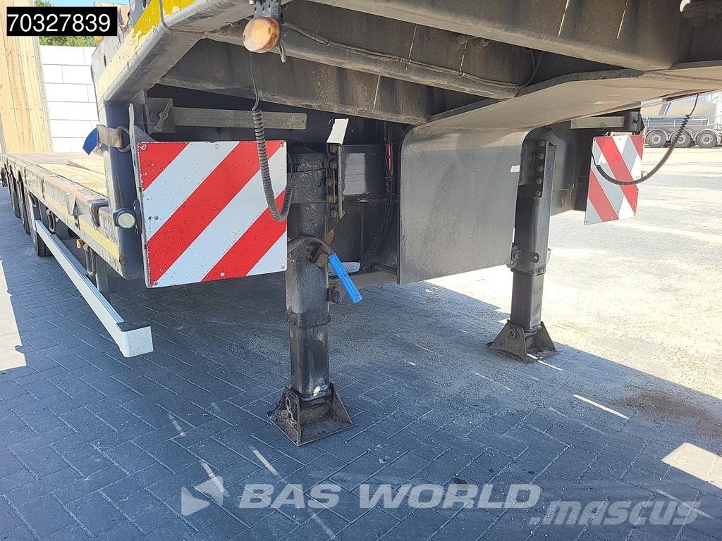 Faymonville MAX 100 Steering Axle Ramps نصف مقطورة مسطحة منخفضة