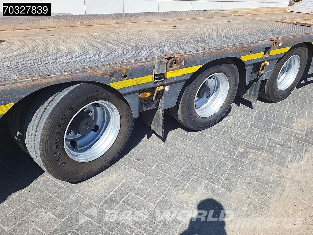 Faymonville MAX 100 Steering Axle Ramps نصف مقطورة مسطحة منخفضة