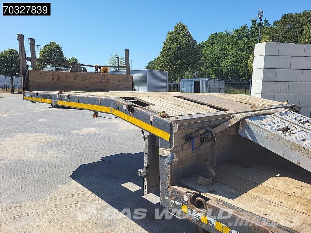 Faymonville MAX 100 Steering Axle Ramps نصف مقطورة مسطحة منخفضة