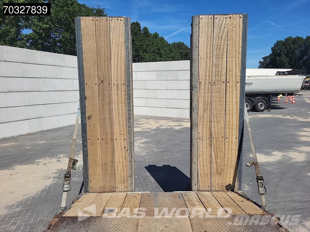Faymonville MAX 100 Steering Axle Ramps نصف مقطورة مسطحة منخفضة