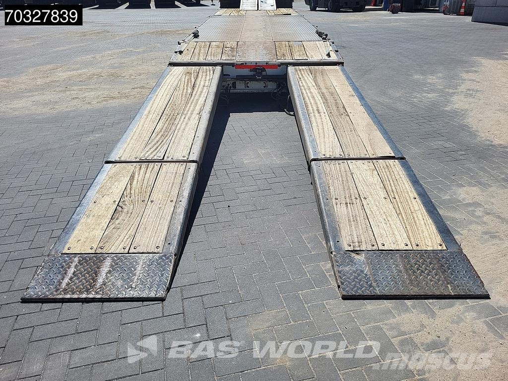 Faymonville MAX 100 Steering Axle Ramps نصف مقطورة مسطحة منخفضة
