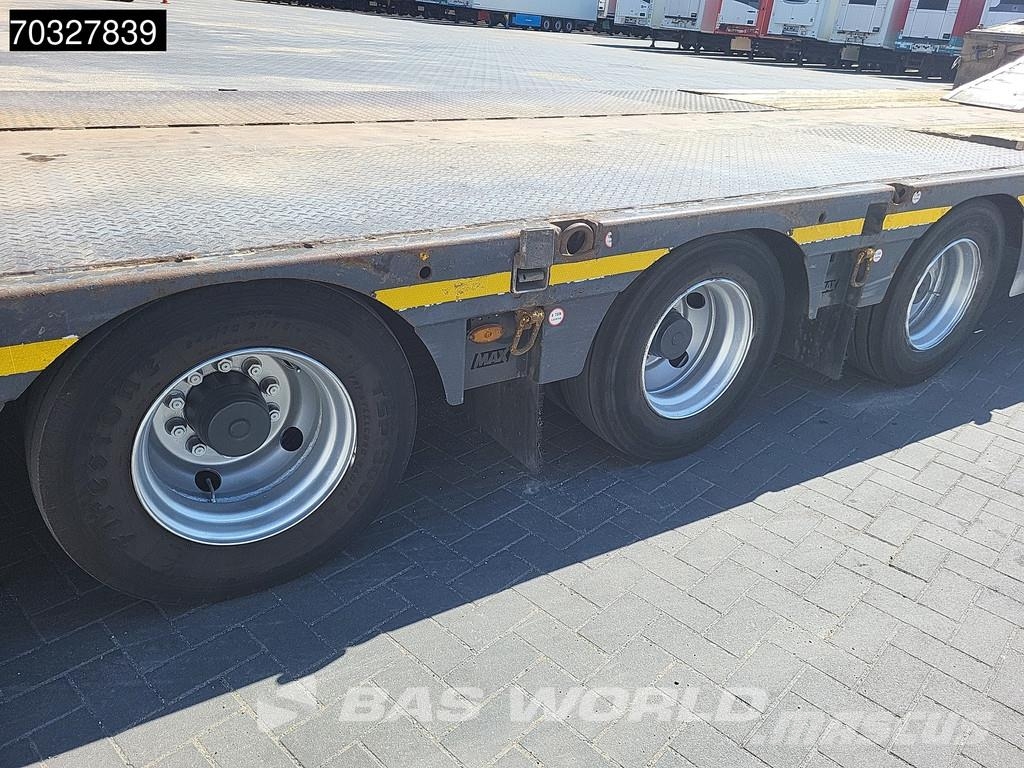Faymonville MAX 100 Steering Axle Ramps نصف مقطورة مسطحة منخفضة
