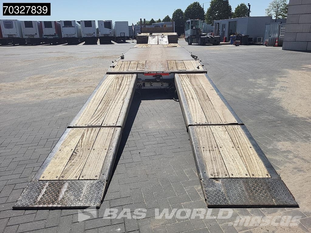 Faymonville MAX 100 Steering Axle Ramps نصف مقطورة مسطحة منخفضة