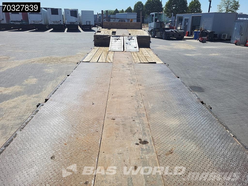 Faymonville MAX 100 Steering Axle Ramps نصف مقطورة مسطحة منخفضة