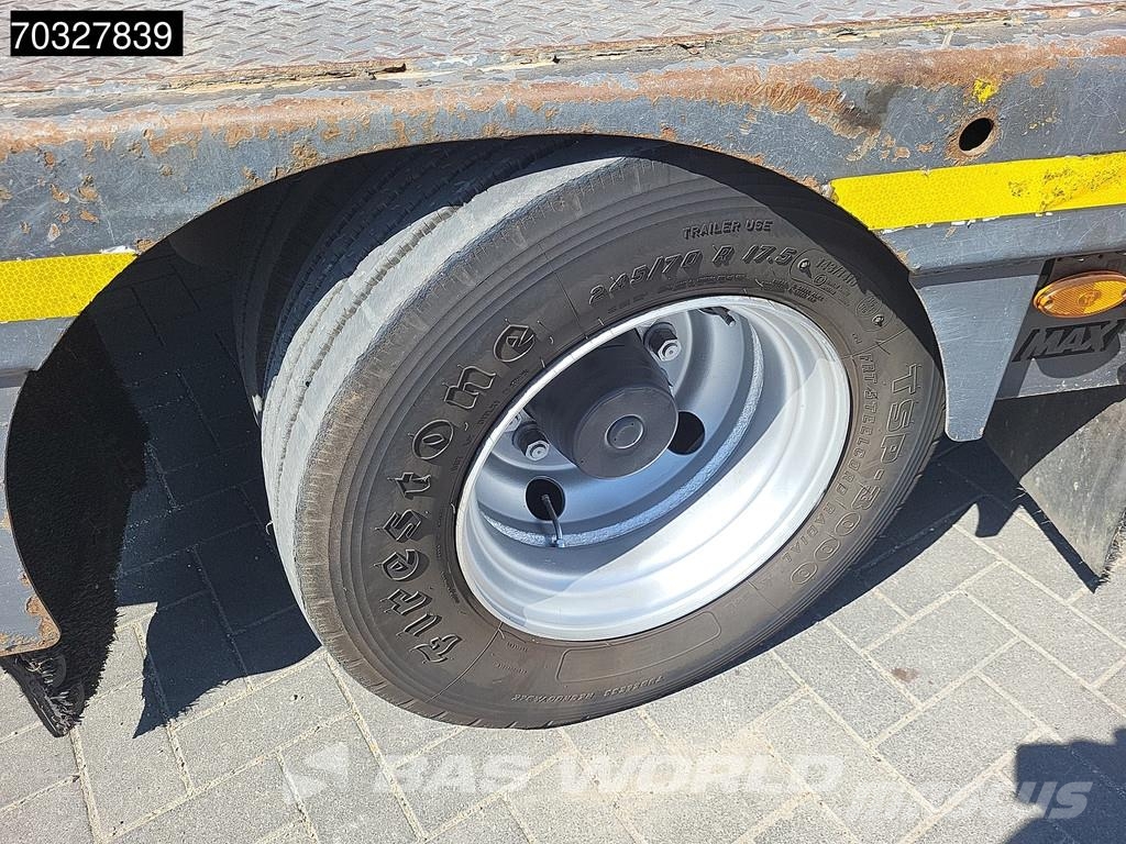 Faymonville MAX 100 Steering Axle Ramps نصف مقطورة مسطحة منخفضة