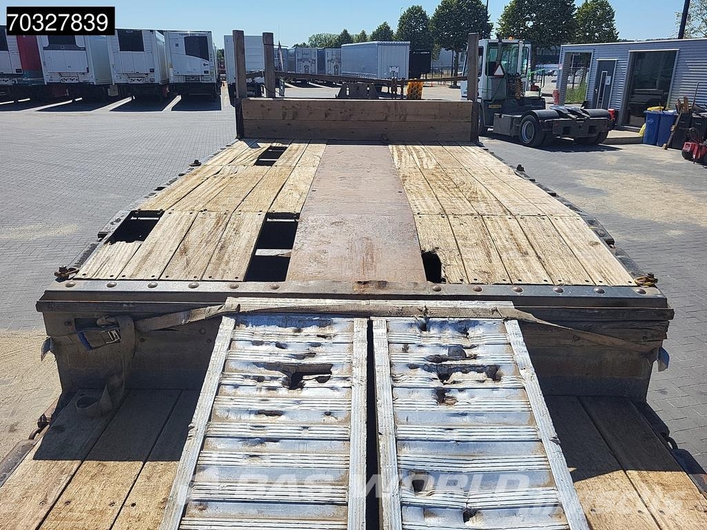 Faymonville MAX 100 Steering Axle Ramps نصف مقطورة مسطحة منخفضة