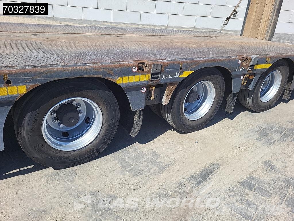 Faymonville MAX 100 Steering Axle Ramps نصف مقطورة مسطحة منخفضة