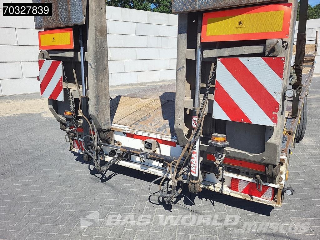 Faymonville MAX 100 Steering Axle Ramps نصف مقطورة مسطحة منخفضة