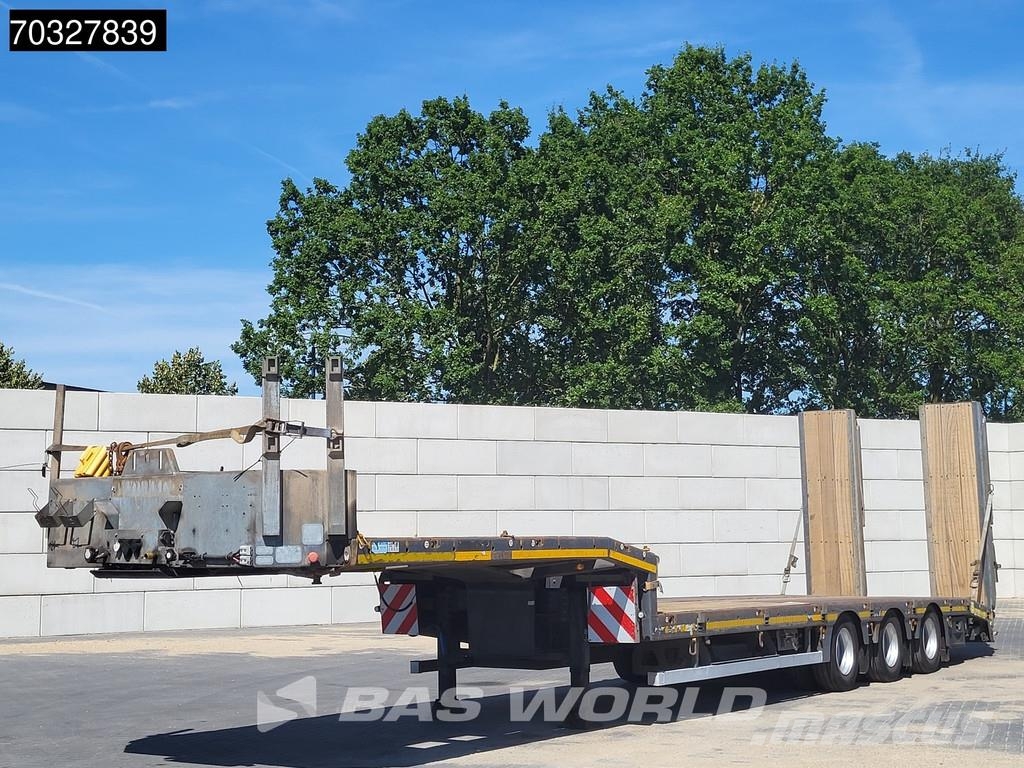 Faymonville MAX 100 Steering Axle Ramps نصف مقطورة مسطحة منخفضة