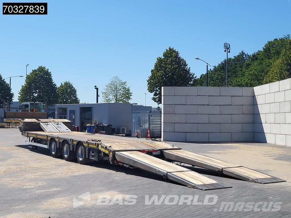 Faymonville MAX 100 Steering Axle Ramps نصف مقطورة مسطحة منخفضة