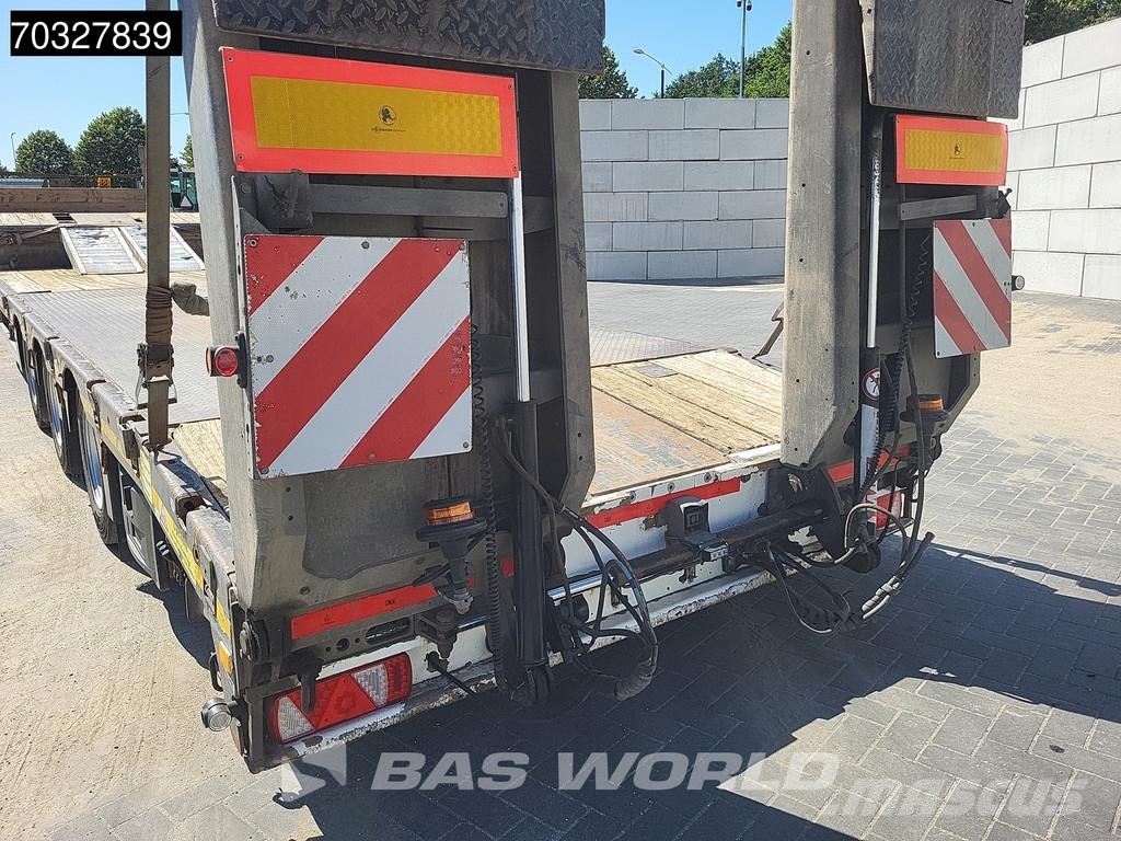 Faymonville MAX 100 Steering Axle Ramps نصف مقطورة مسطحة منخفضة