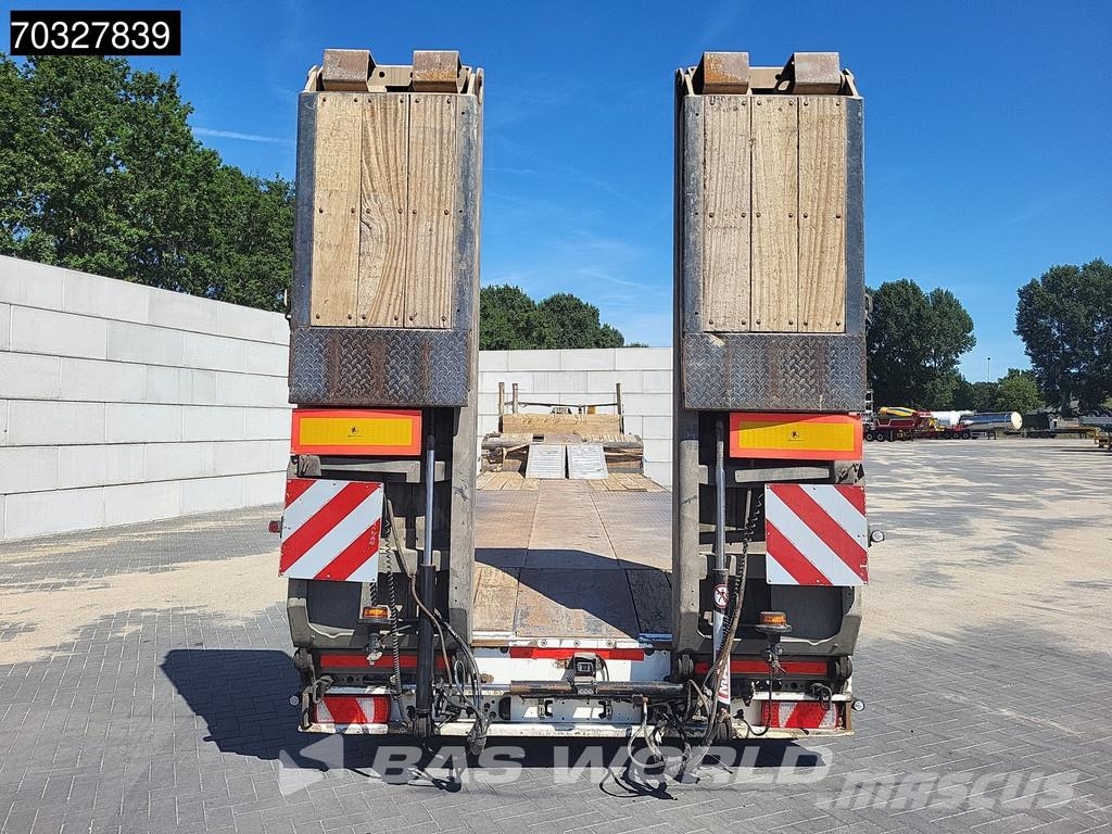 Faymonville MAX 100 Steering Axle Ramps نصف مقطورة مسطحة منخفضة