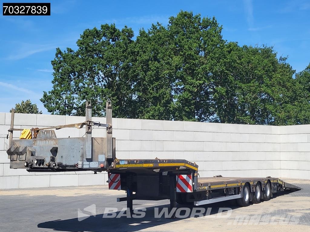 Faymonville MAX 100 Steering Axle Ramps نصف مقطورة مسطحة منخفضة