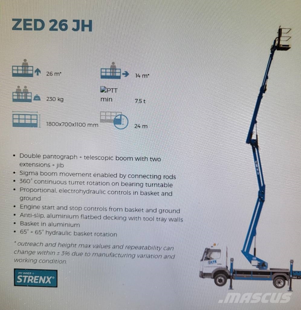 CTE 26JH トラック高所作業車