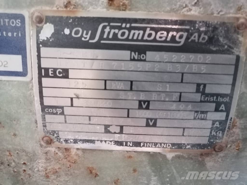 Strömberg 325 kVA Дизелови генератори