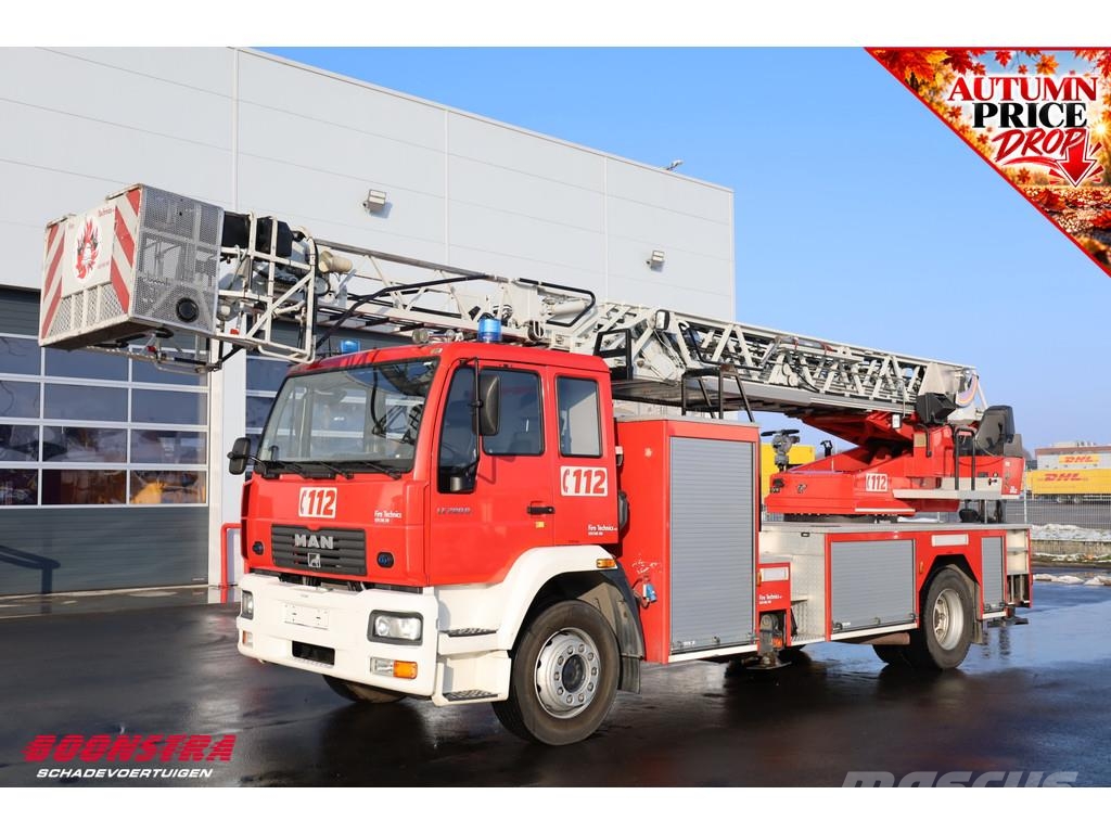 MAN LE 280 Magirus Hubarbeitsbühne Feuerwehr 25m Rettu Fire trucks