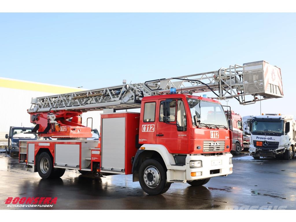 MAN LE 280 Magirus Hubarbeitsbühne Feuerwehr 25m Rettu Tuletõrjeautod