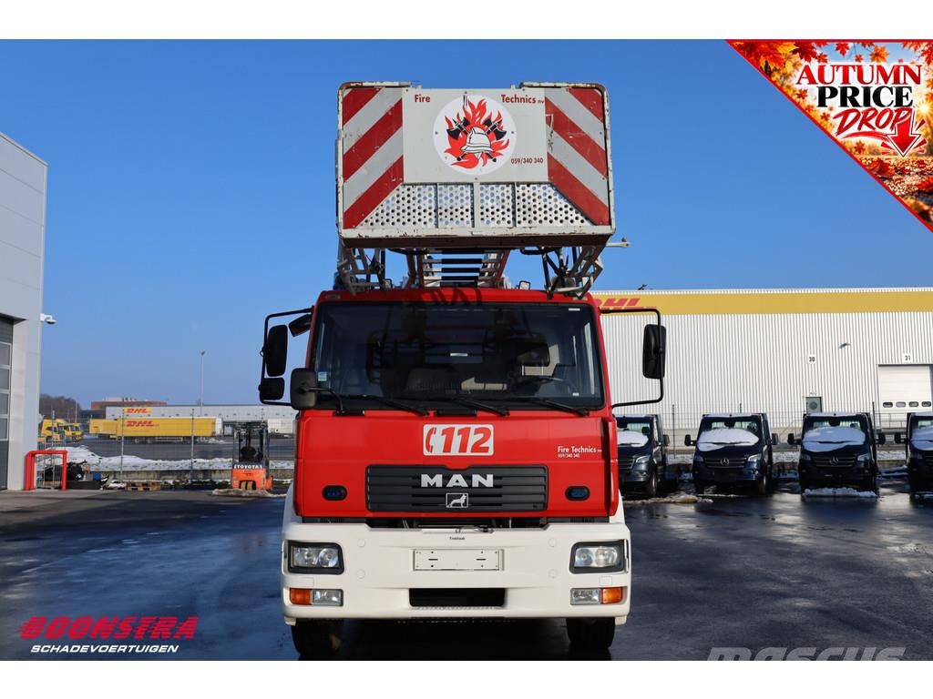 MAN LE 280 Magirus Hubarbeitsbühne Feuerwehr 25m Rettu Fire trucks