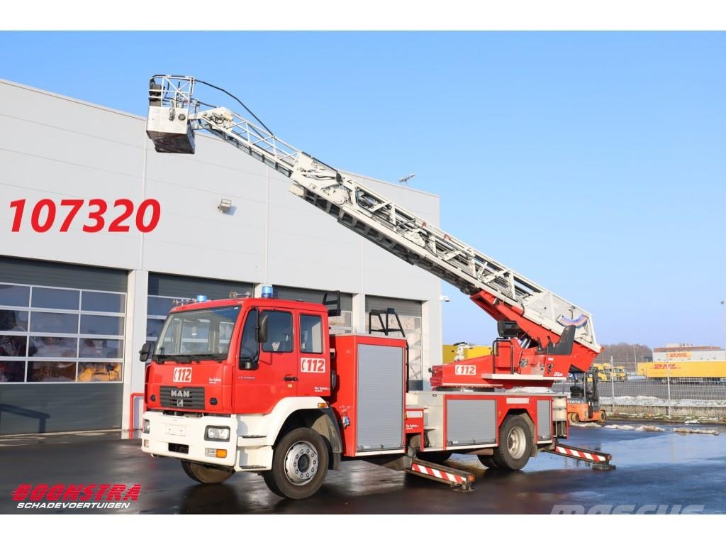 MAN LE 280 Magirus Hubarbeitsbühne Feuerwehr 25m Rettu Tuletõrjeautod