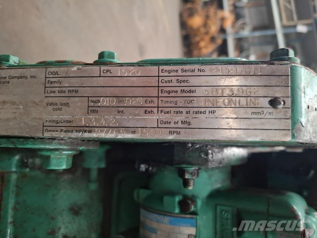 Cummins 4BT3.9G2 Двигуни