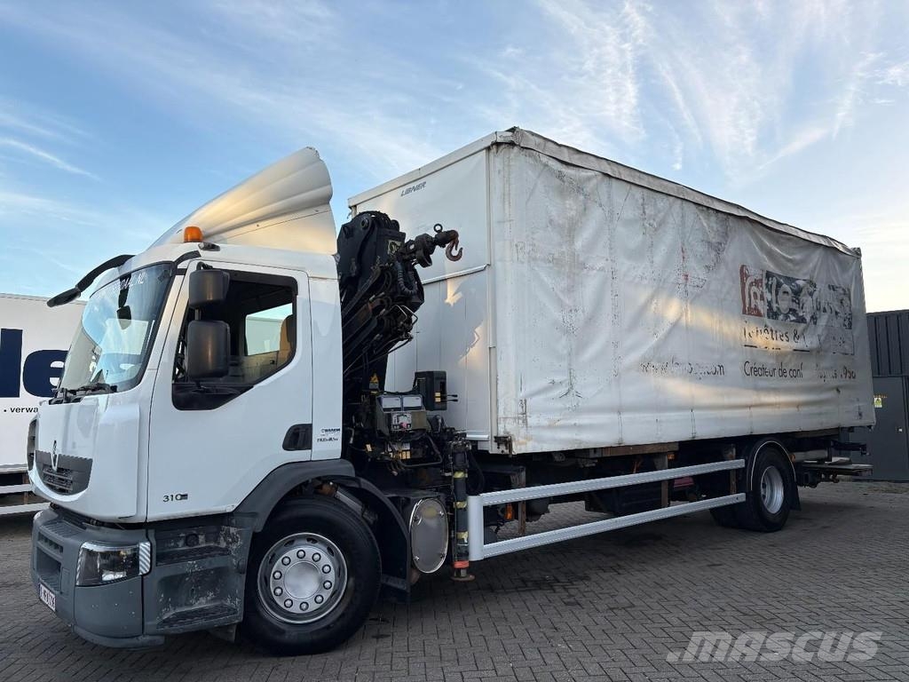 Renault Premium 310 DXI + HIAB 122 B---3X EXT. + REMOTE + Visurgājēji celtņi