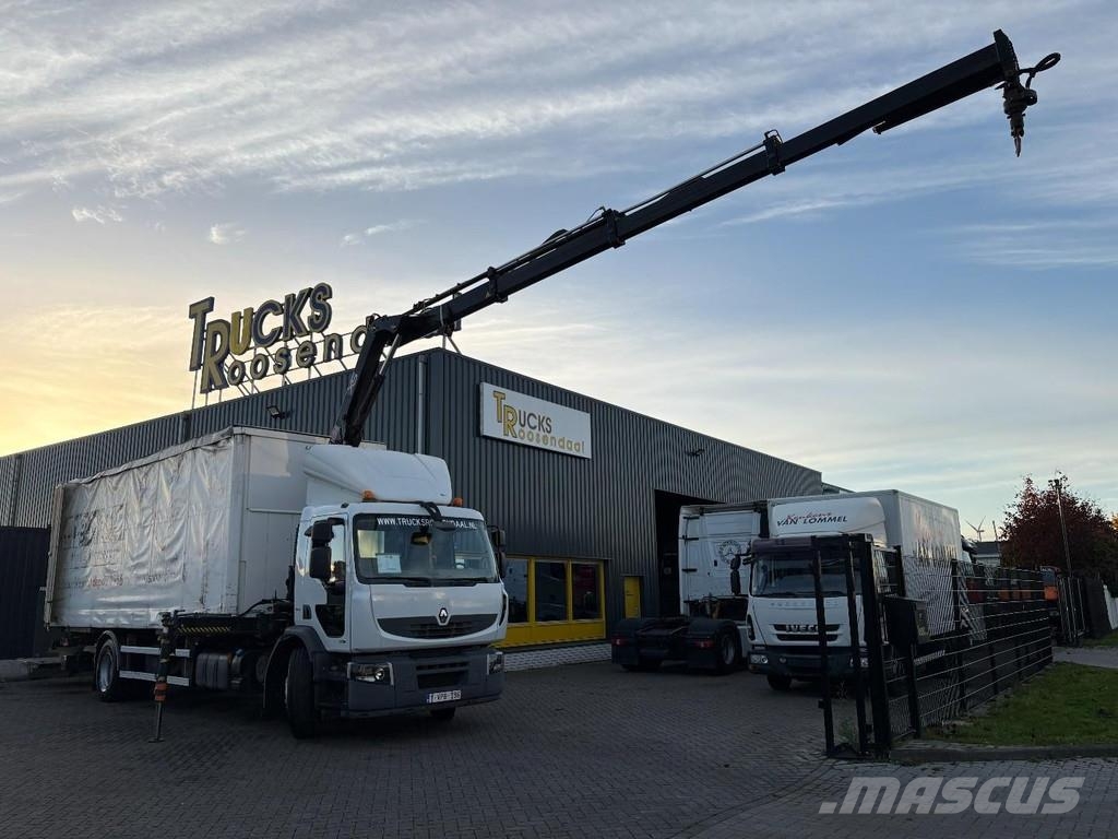 Renault Premium 310 DXI + HIAB 122 B---3X EXT. + REMOTE + Visurgājēji celtņi