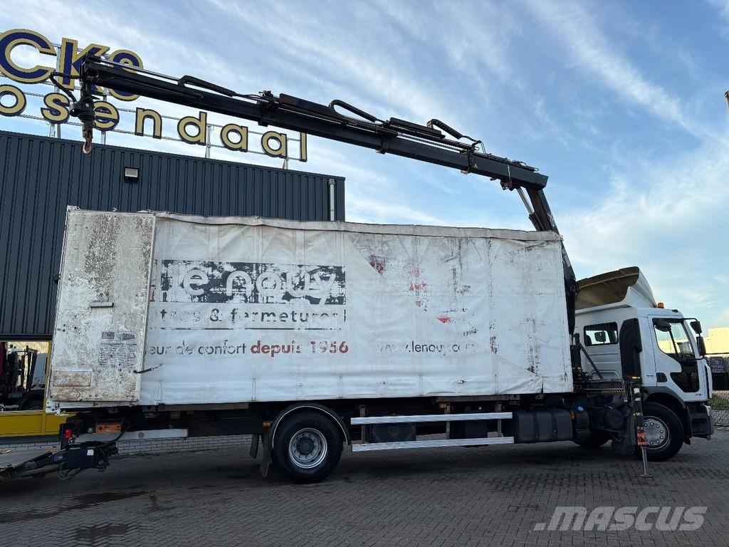 Renault Premium 310 DXI + HIAB 122 B---3X EXT. + REMOTE + Visurgājēji celtņi