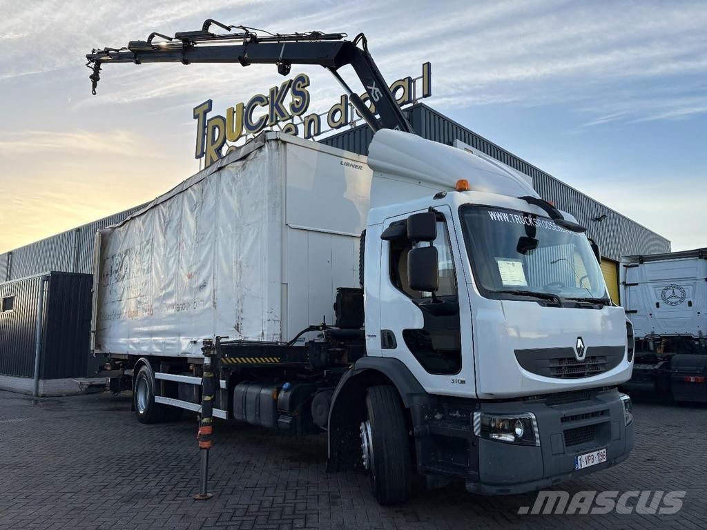 Renault Premium 310 DXI + HIAB 122 B---3X EXT. + REMOTE + Visurgājēji celtņi