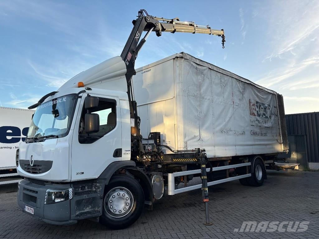 Renault Premium 310 DXI + HIAB 122 B---3X EXT. + REMOTE + Visurgājēji celtņi