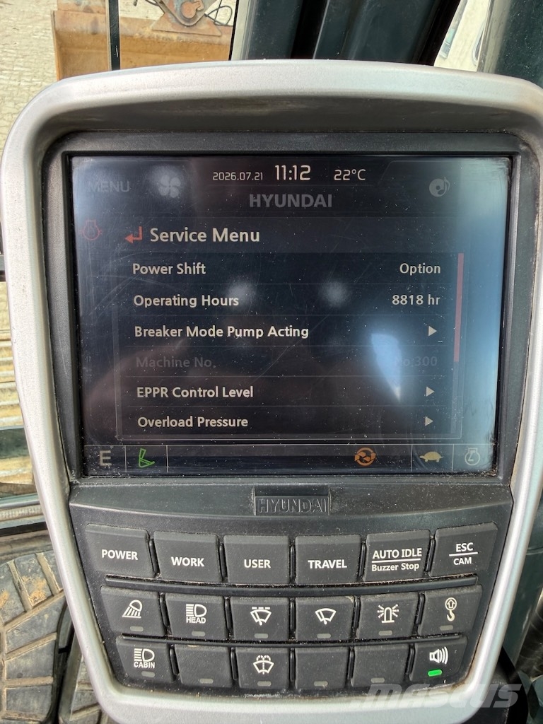 Hyundai HX 260 NL - HX 260 L - HX 220 L - HX 300 L Bagri goseničarji