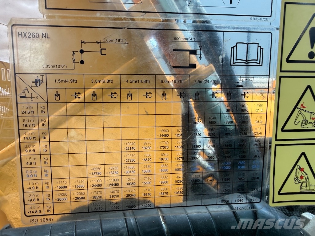 Hyundai HX 260 NL - HX 260 L - HX 220 L - HX 300 L Bagri goseničarji