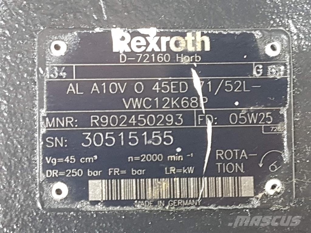 Rexroth ALA10VO45ED71/52L - Load sensing pump Hydraulika