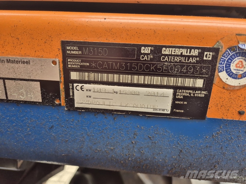 CAT M315D Mobilbagger / Radbagger / Bagger Wielgraafmachines