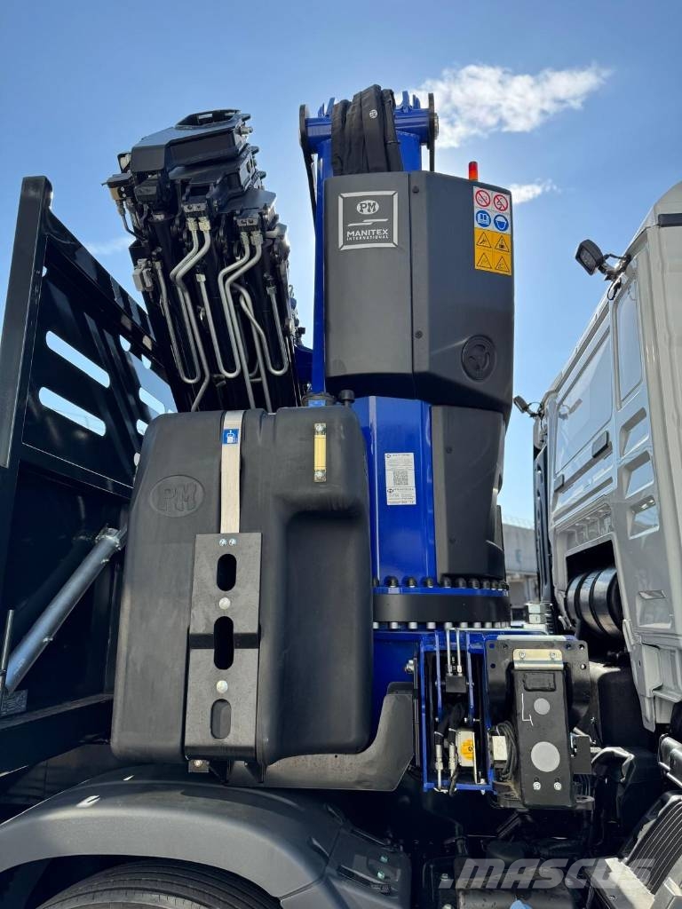MAN 35.480 con gru PM 58526 con Jib J1416.20 شاحنات الرافعات