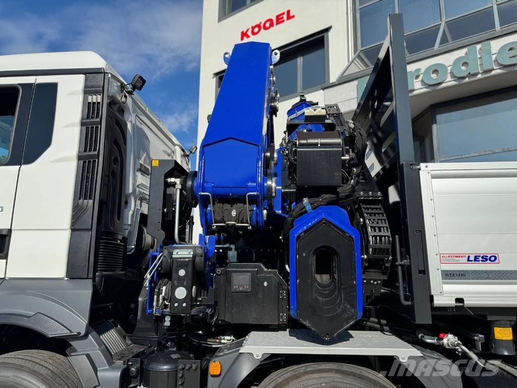 MAN 35.480 con gru PM 58526 con Jib J1416.20 شاحنات الرافعات